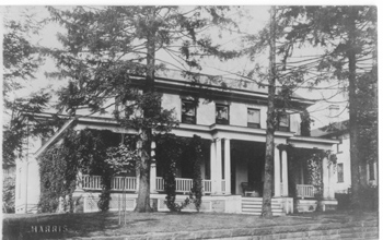 circa 1908 photo of the Rogers House